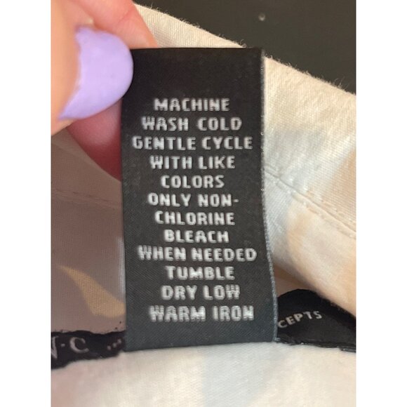 INC International Concepts Womens Size 14 Twist Front Blouse White - Picture 11 of 11